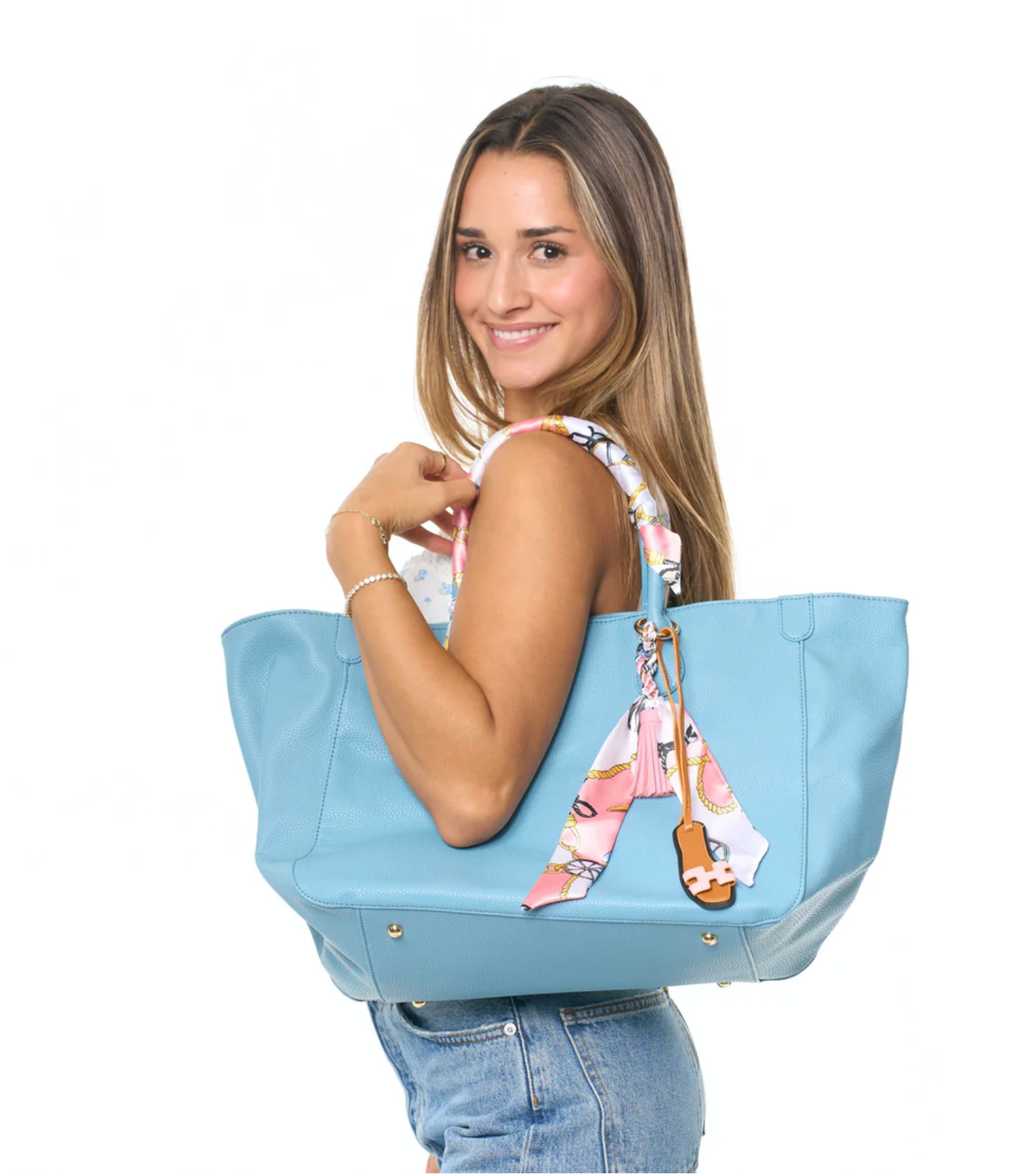 The Madison Tote In Orange