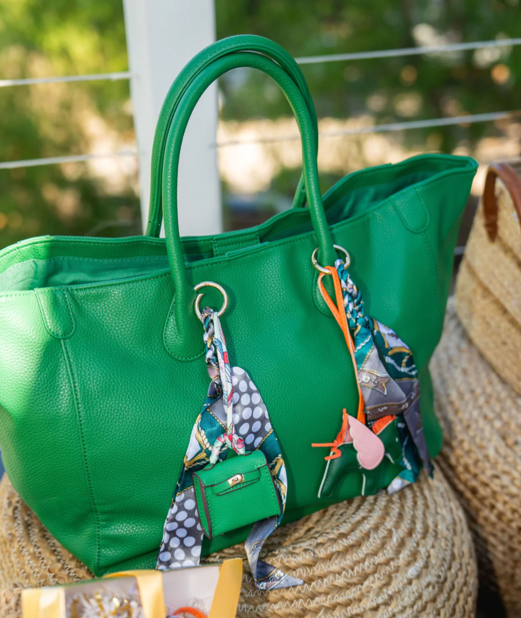 The Madison Tote In Orange